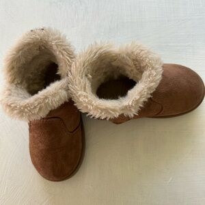 Wonder Nation Tan Fur-Lined Kids' Boots